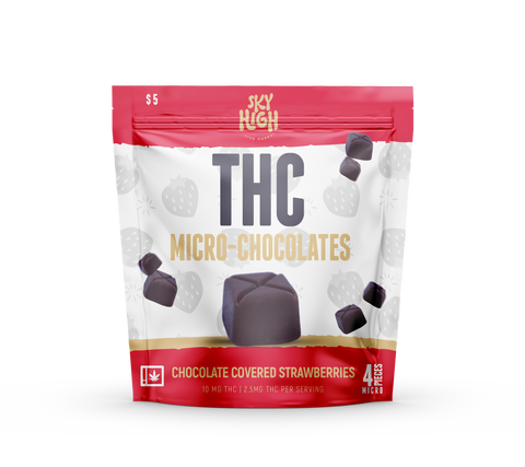 Chocolate Covered Strawberries | THC Micro-Chocolate