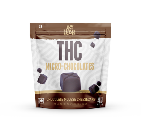 Chocolate Mousse Cheesecake THC Micro-Chocolate | 10mg THC