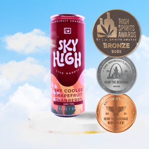 Sky Cooler Grapefruit Cranberry | 4mg THC