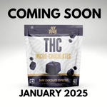 Dark Chocolate Espresso THC Micro-chocolates | 10mg THC